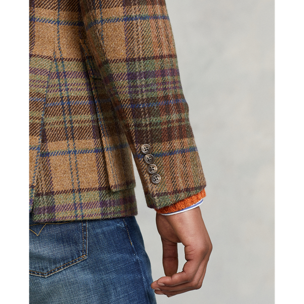 Die karierte Jacke RL67 Polo Ralph Lauren in Braun 7