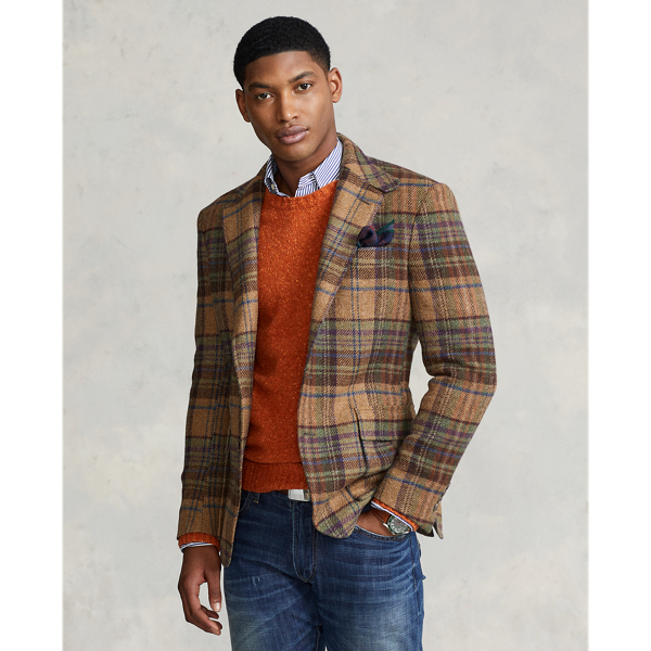 Die karierte Jacke RL67 Polo Ralph Lauren in Braun 8