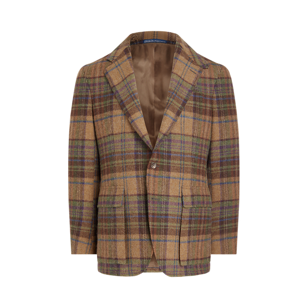 Die karierte Jacke RL67 Polo Ralph Lauren in Braun 2