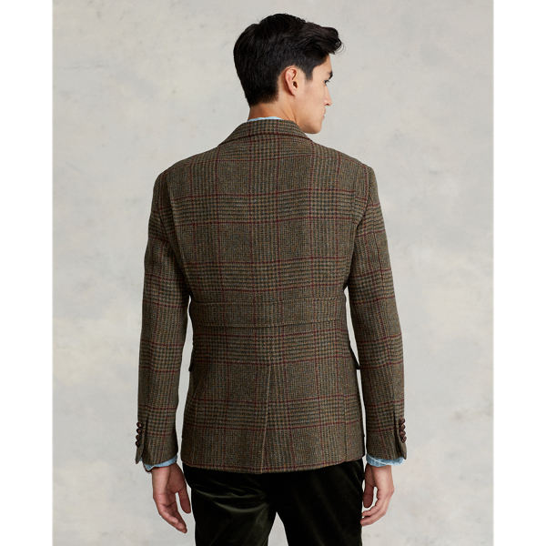 Glencheck-Sakko Polo aus Wolle Polo Ralph Lauren in Gr&uuml;n 4