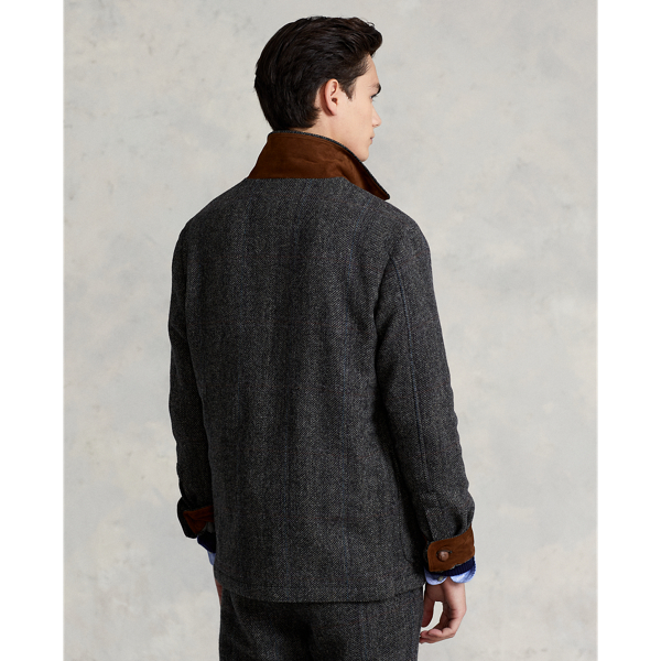 Grey Wool Herringbone Suit Jacket Polo Ralph Lauren 4