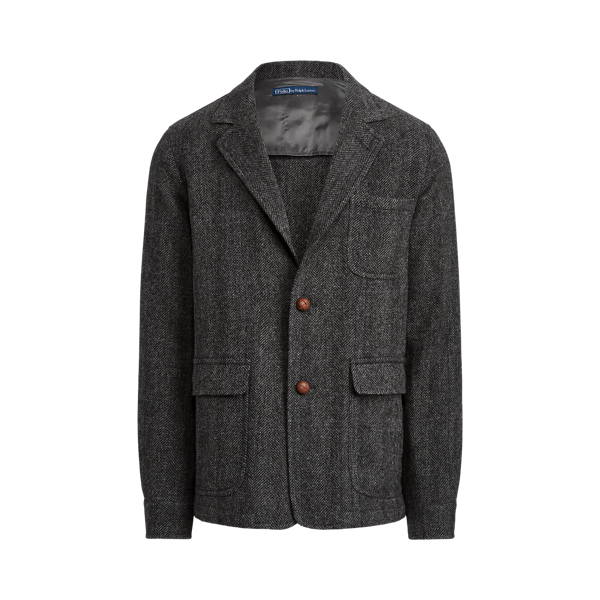 Grey Wool Herringbone Suit Jacket Polo Ralph Lauren 2
