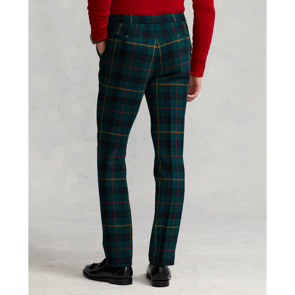 Multi Plaid Wool Twill Suit Trouser Polo Ralph Lauren 4