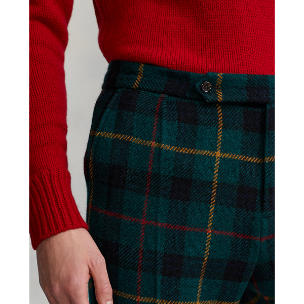 Multi Plaid Wool Twill Suit Trouser Polo Ralph Lauren 5