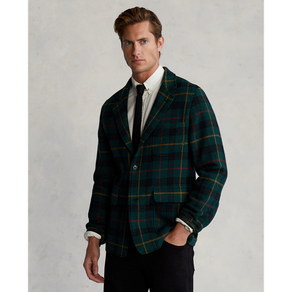 Multi Plaid Wool Twill Suit Jacket Polo Ralph Lauren 8