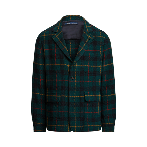 Multi Plaid Wool Twill Suit Jacket Polo Ralph Lauren 2