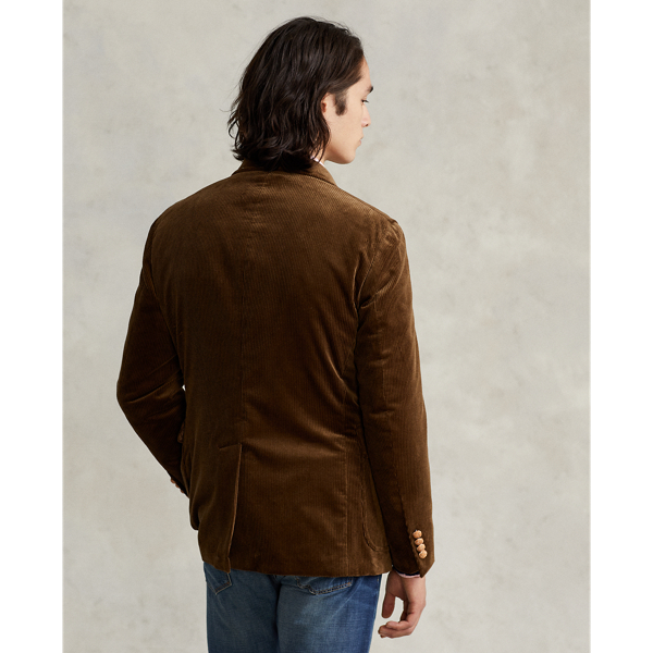 Veste costume Polo Soft velours c&ocirc;tel&eacute; Polo Ralph Lauren en Pale Russet 5