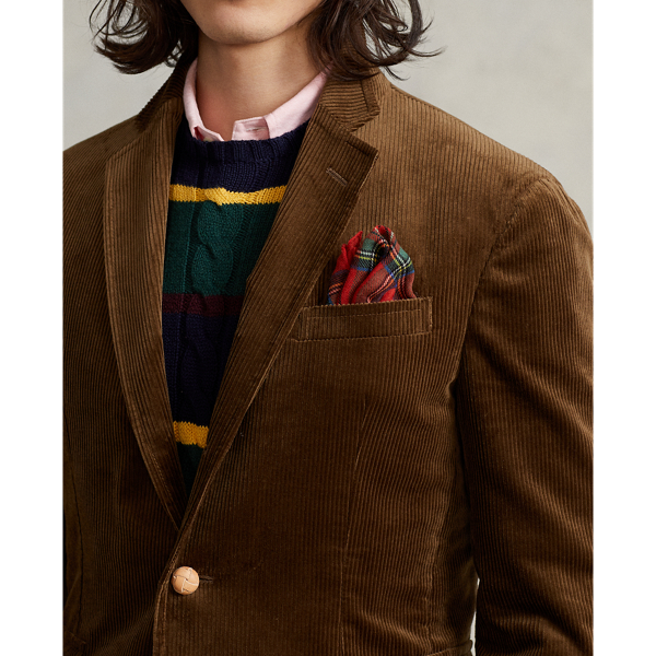 Veste costume Polo Soft velours c&ocirc;tel&eacute; Polo Ralph Lauren en Pale Russet 6