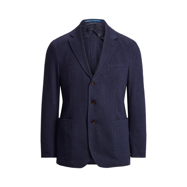 Navy Polo Soft Knit Mesh Suit Jacket Polo Ralph Lauren 2