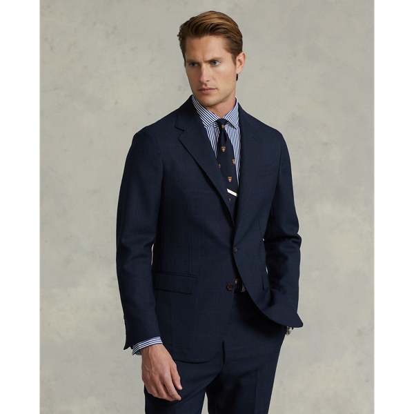 Navy Polo Soft Glen Plaid Wool Twill Suit Polo Ralph Lauren 4