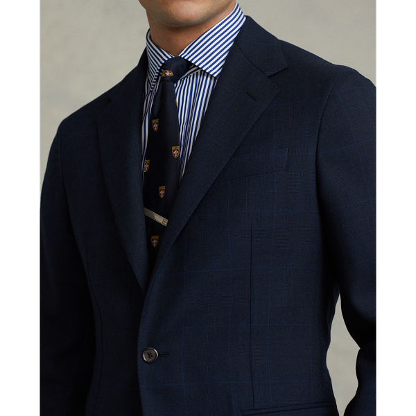 Navy Polo Soft Glen Plaid Wool Twill Suit Polo Ralph Lauren 6