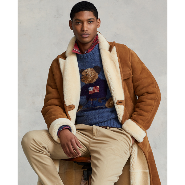 Ralph lauren shearling mens on sale