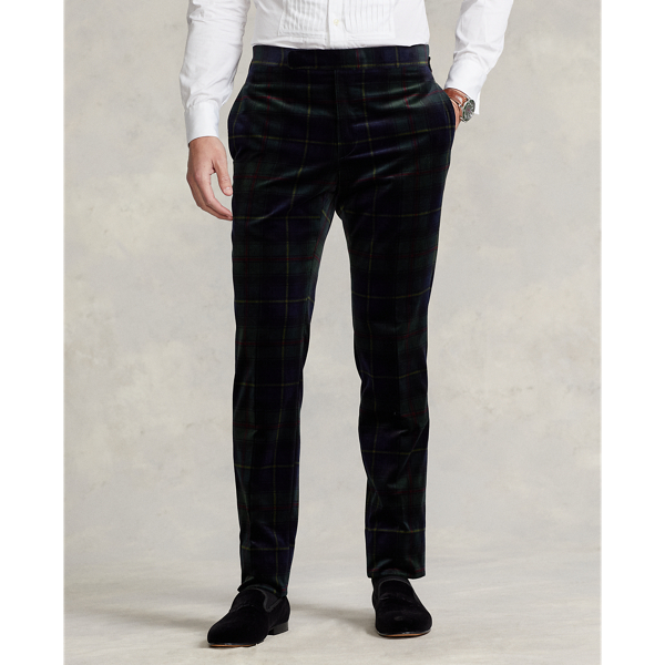 Plaid Velvet Formal Trouser for Men Ralph Lauren® IL