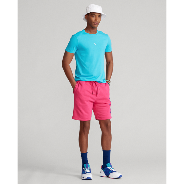 Elegant jersey slim fit T-shirt met ronde hals Polo Ralph Lauren in Cove Blue 4