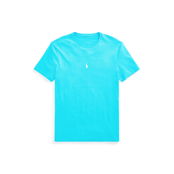 Elegant jersey slim fit T-shirt met ronde hals