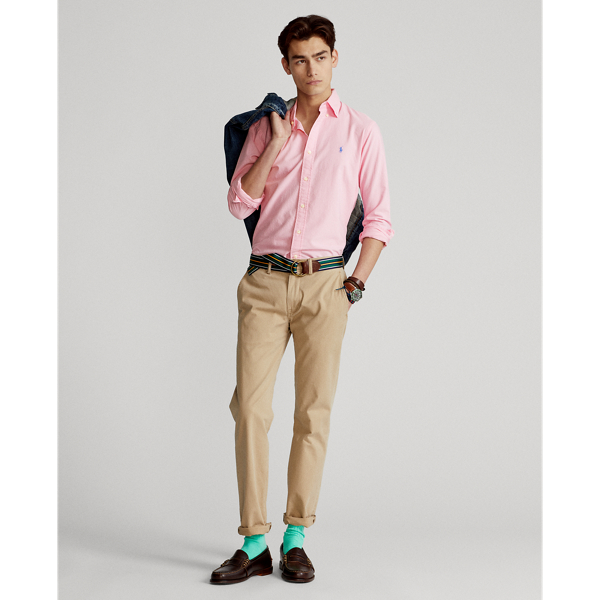 Gef&auml;rbtes Custom Fit Oxfordhemd Polo Ralph Lauren in Taylor Rose 4