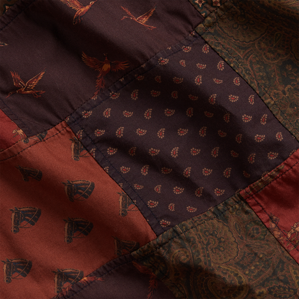 Custom Fit Patchwork Poplin Shirt