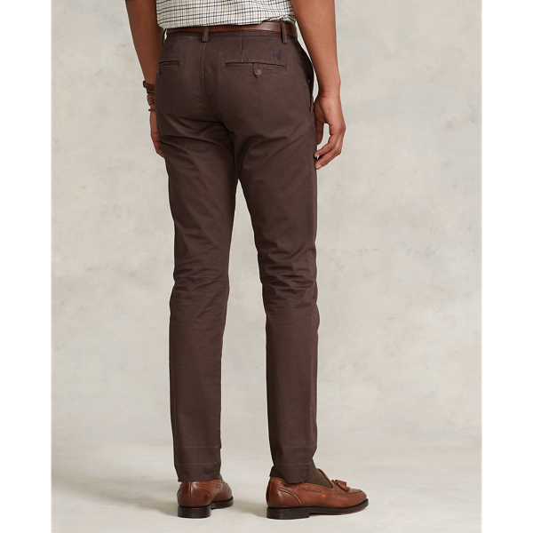 Pantalon chino slim stretch Polo Ralph Lauren en Brun &eacute;cuyer 5