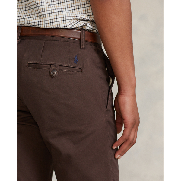 Pantalon chino slim stretch Polo Ralph Lauren en Brun &eacute;cuyer 6