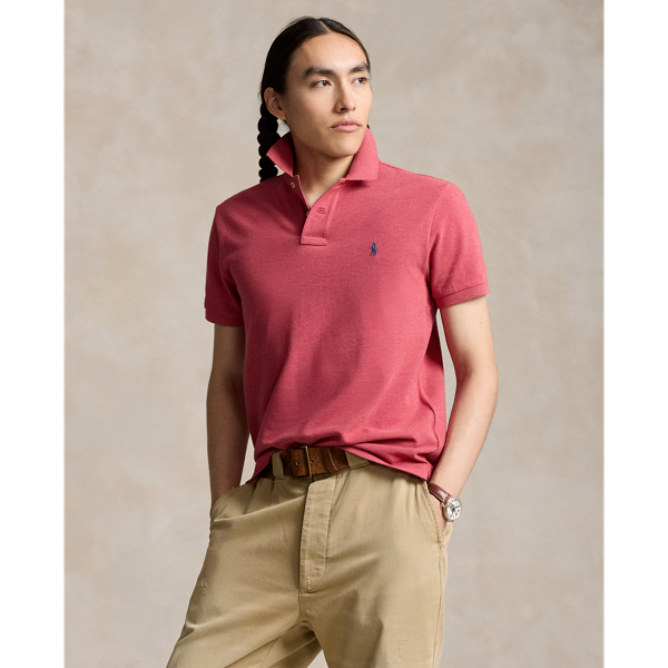 Slim Fit Mesh Polo Shirt