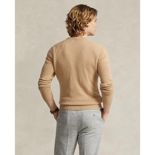 Rundhalspullover aus Kaschmir Polo Ralph Lauren in Melange &ndash; Kamel 4
