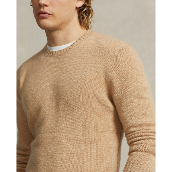 Rundhalspullover aus Kaschmir Polo Ralph Lauren in Melange &ndash; Kamel 5