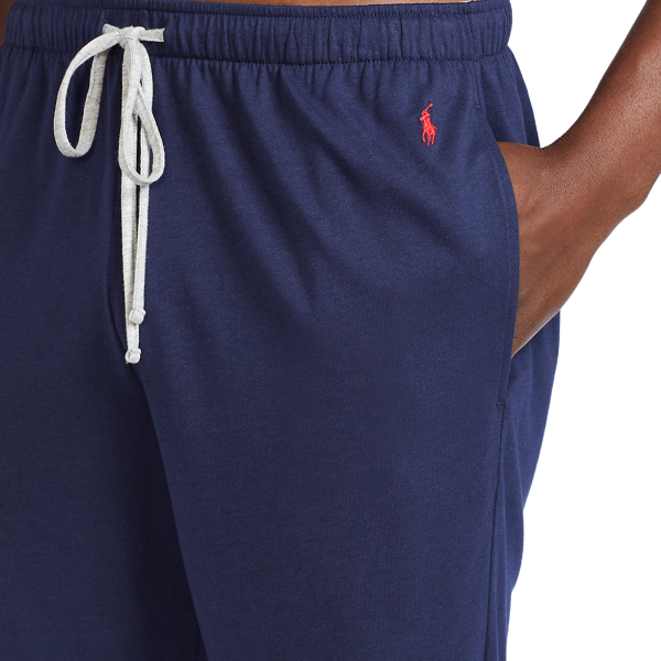 Navy/Andover Heather/Red Cotton-Blend-Jersey Pajama Short Polo Ralph Lauren 4