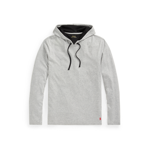 Cotton-Blend-Jersey Sleep Hoodie