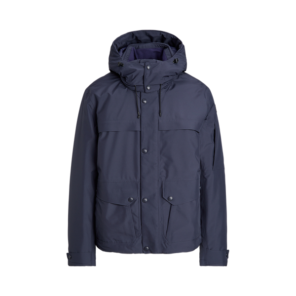 Water-Repellent Hooded Jacket
