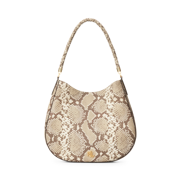 Schultertasche Charli mit Pythondruck