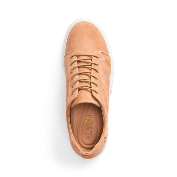 Light Camel Joana III Suede Sneaker Lauren 4