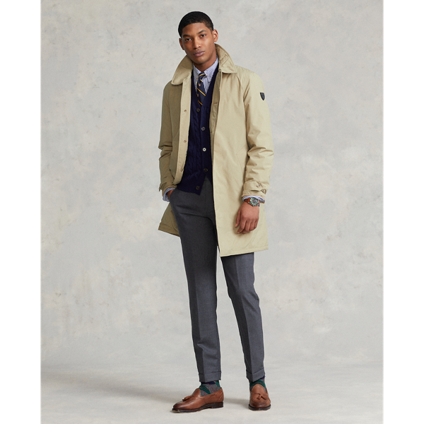 Ralph lauren long coat mens on sale