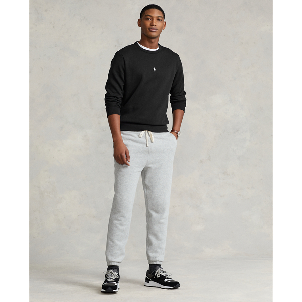 Polo Black Double-Knit Crewneck Sweatshirt Polo Ralph Lauren 4