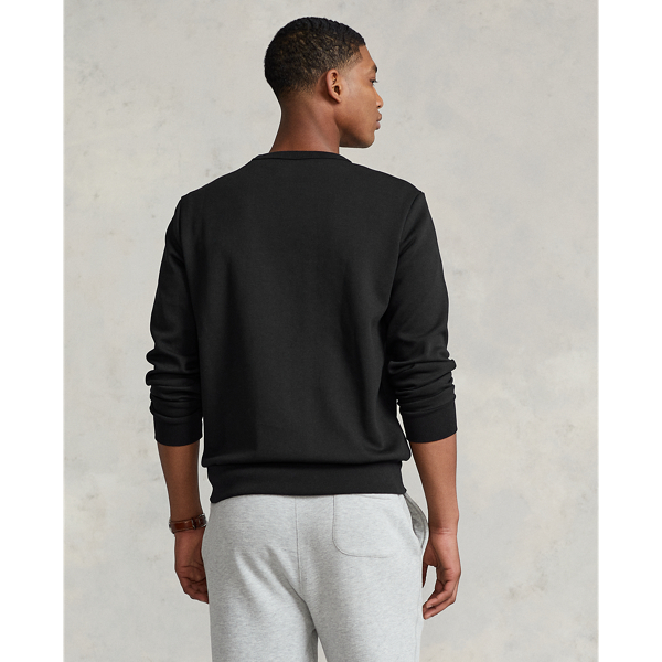 Polo Black Double-Knit Crewneck Sweatshirt Polo Ralph Lauren 5