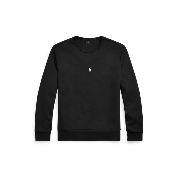 Polo Black Double-Knit Crewneck Sweatshirt Polo Ralph Lauren 2