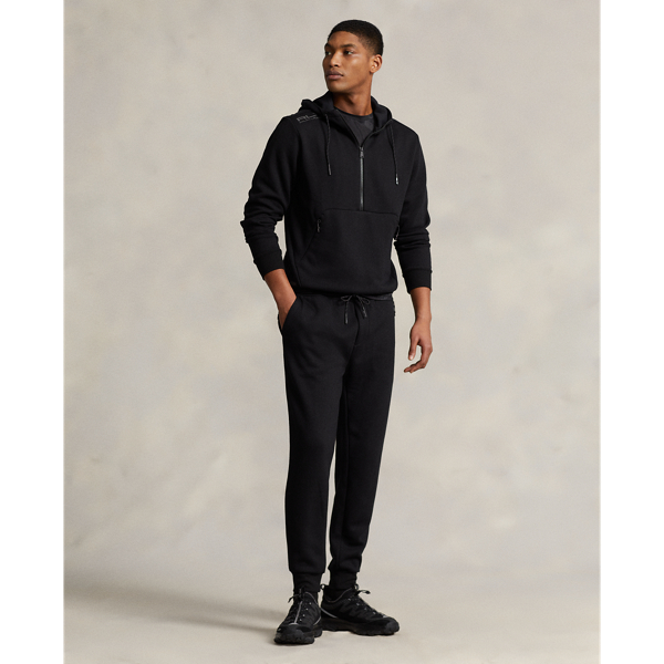 Polo Black Fleece Half-Zip Hoodie RLX 4