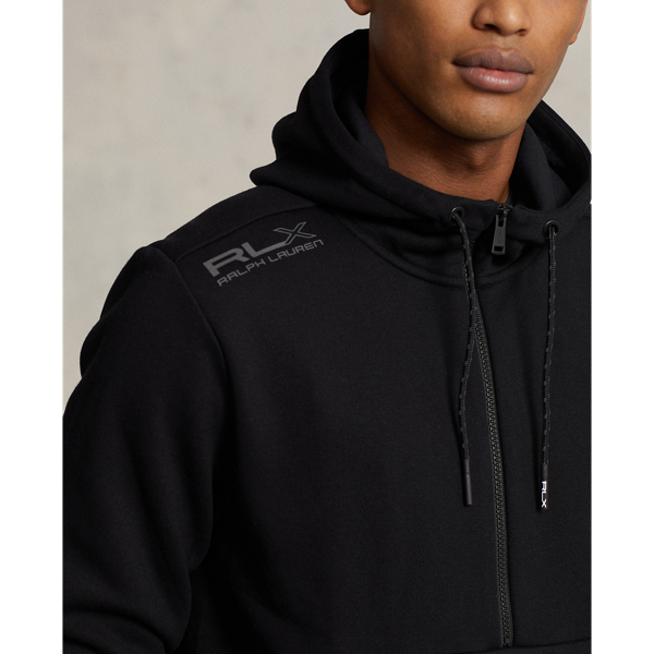 Polo Black Fleece Half-Zip Hoodie RLX 6