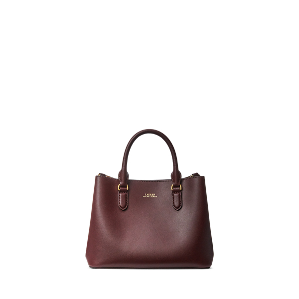 Leather Mini Marcy II Satchel Lauren em 1
