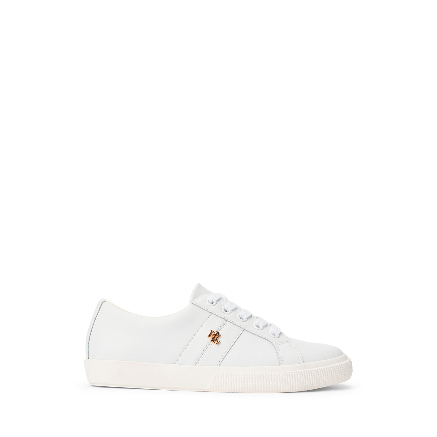 Женские кроссовки Lauren Ralph Lauren Janson II Action Leather, цвет: Белый — фото 4