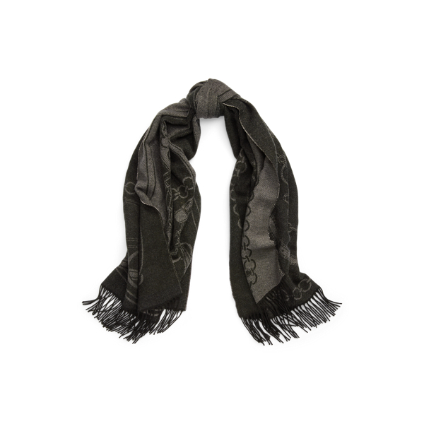 Equestrian Blanket Scarf Lauren 1