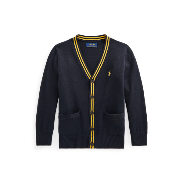 Cardigan col en&nbsp;V en coton Boys 1.5-6 Years en 1