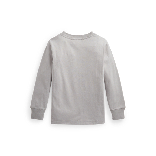 Grey Fog Cotton Jersey Long-Sleeve Tee Boys 2-7 2