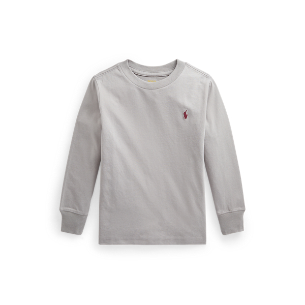 Grey Fog Cotton Jersey Long-Sleeve Tee Boys 2-7 1
