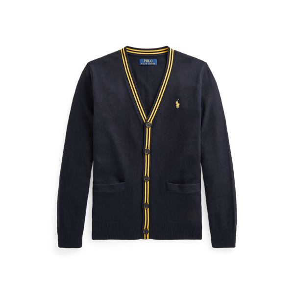 Cotton V-Neck Cardigan Boys 6-14 Years 1