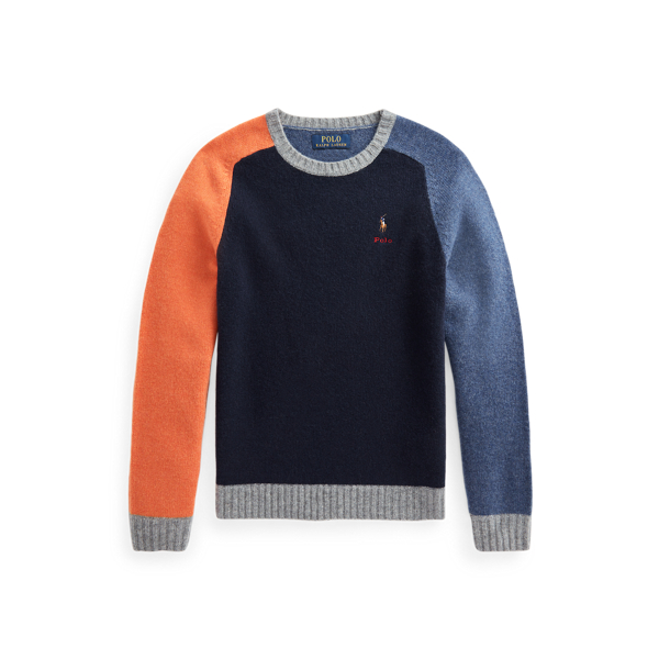 Color-Blocked Wool-Blend Sweater Boys 6-14 Years em 1