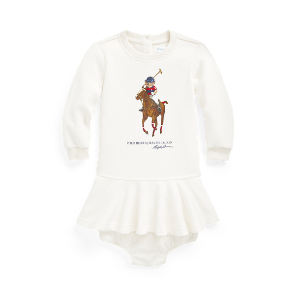 Robe et bloomer&nbsp;Polo Bear Baby Girl en 1