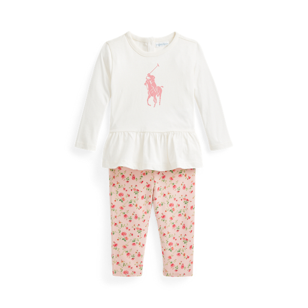 Big Pony Top &amp; Legging Set Baby Girl 1