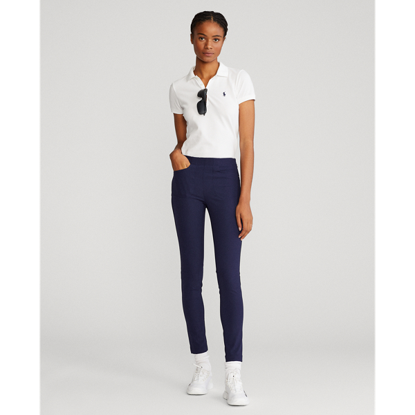 Golfpolo met getailleerde pasvorm: Ralph Lauren Golf in Ceramic White 3