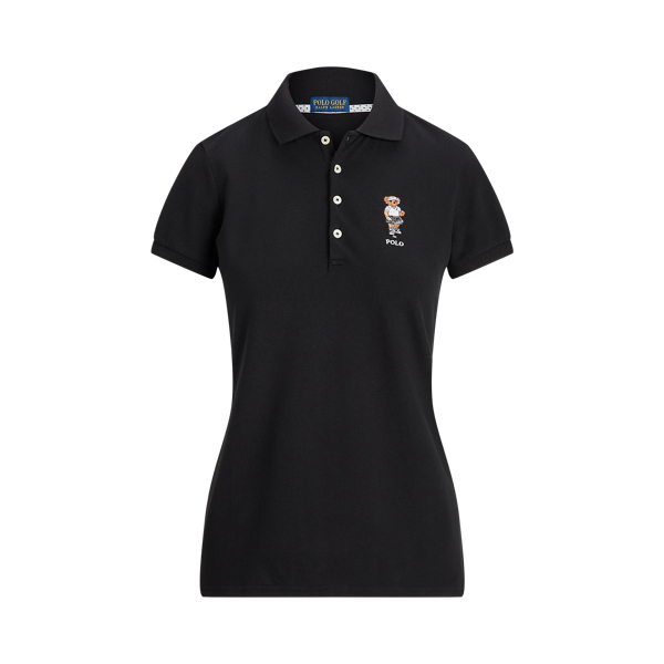 Black Polo Bear Tailored Fit Performance Polo Ralph Lauren Golf 2