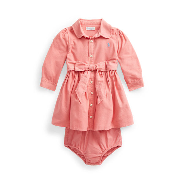 Oxford Dress &amp; Bloomer Baby Girl 1